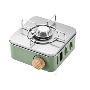 Плита портативна газова PYB-DKS 1003 green 2800Вт, пальник для кемпінгу