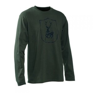 Футболка для полювання Deerhunter Logo T-Shirt 8949-378 Bark green / L