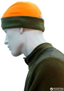 Флісова шапка для полювання LikeProfi 6841 / 3-60 (олива-оранж)