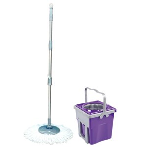 Набір для прибирання Planet Spin Mop Telescopic 9 л пурпурний, 6847