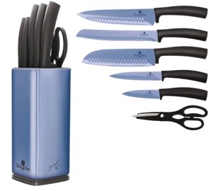 Набір ножів 7 предметів Berlinger Haus Metallic Line Royal Blue Edition BH 2404