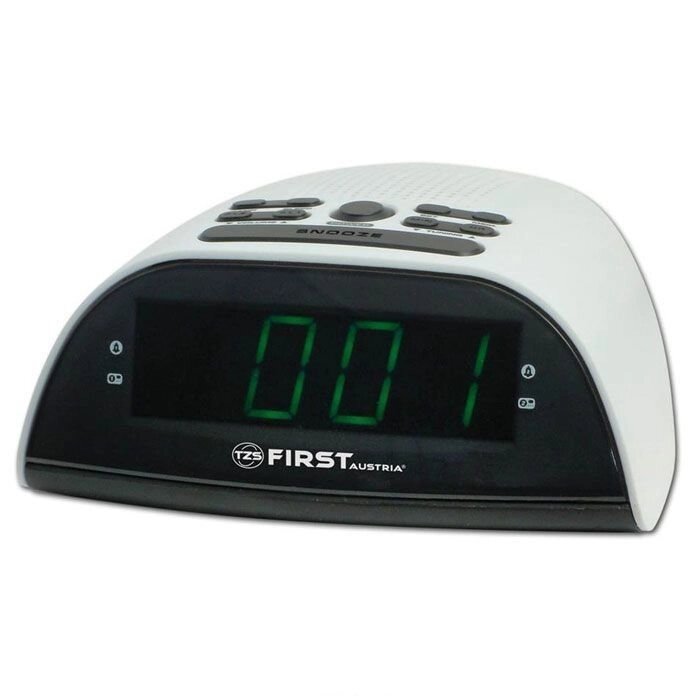 Радіоприймач First FA-2406-4, годинник, будильник - переваги