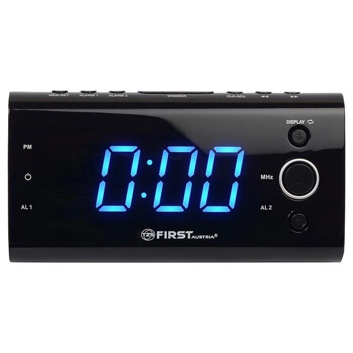 Радіогодинник First FA-2419-3, годинник, будильник, термометр - опис