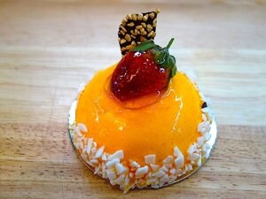 Гель для декорування гарячого нанесення абрикосовий