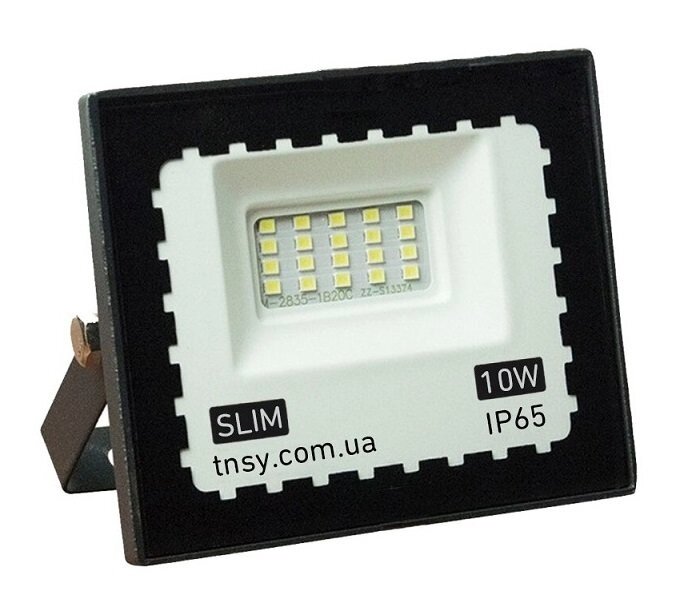 Прожектор LED 10W ultra slim 180-260V 900lm 6500K IP65 SMD - гарантія