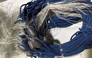Рамова рибальська мережа Ø 180мм; h 3м; довжина 60м; 0.4 волосінь, промислова рибалка, TITAN