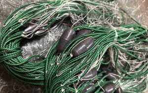 Рамова рибальська мережа Ø 120мм; h 4.0м; довжина 120м; 0.35 волосінь, промислова рибалка, TITAN