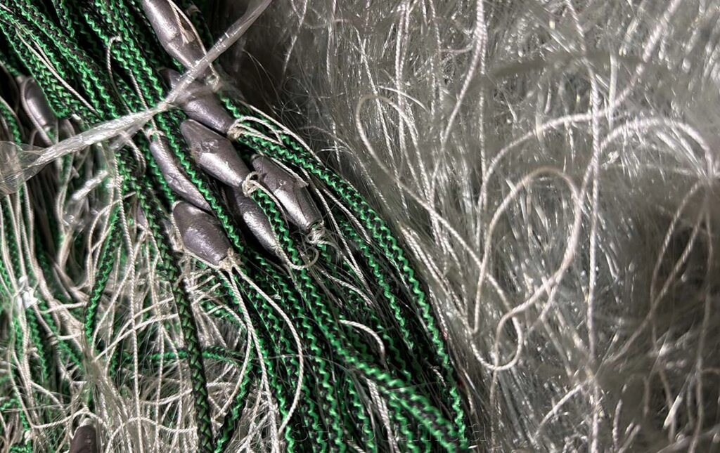 Рамова рибальська мережа Ø 120мм; h 4.0м; довжина 60м; 0.35 волосінь, промислова рибалка, TITAN від компанії Інтернет магазин "Рибсєть" - фото 1