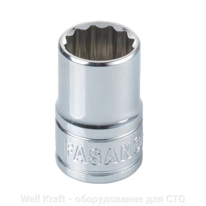 Головка торцева 10мм 12 граней 1/2 "квадрат Fasano FG 625 / C10 від компанії Well Kraft - обладнання для СТО - фото 1