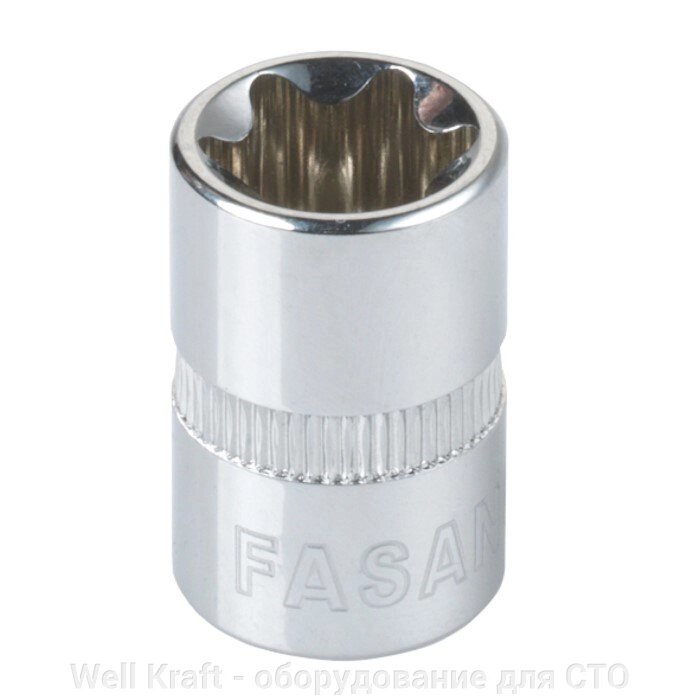 Головка торцева 10мм TORX 3/8 "квадрат Fasano FG 624B / TX10 від компанії Well Kraft - обладнання для СТО - фото 1