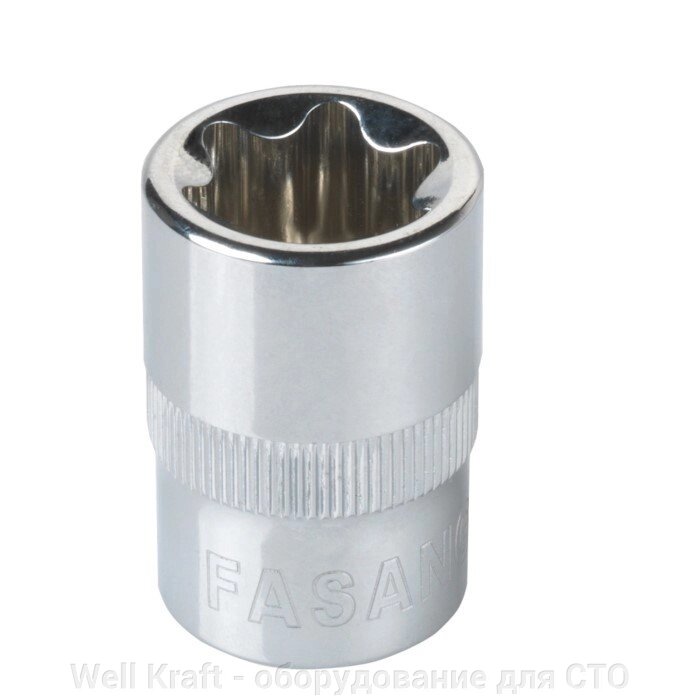 Головка торцева E10 TORX 1/2 "квадрат Fasano FG 625 / TX10 від компанії Well Kraft - обладнання для СТО - фото 1