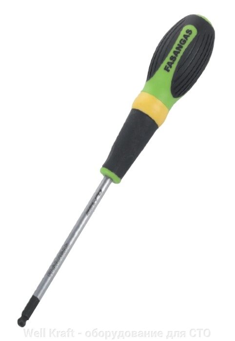 Hex screwdriver hex 2-8mm з fasano fg 22 / h м'яч (h2.5) від компанії Well Kraft - обладнання для СТО - фото 1