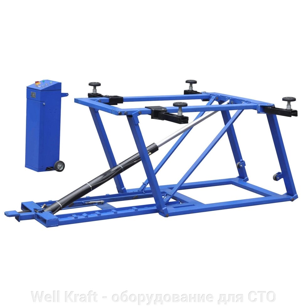 Мобільний ножичний підйомник 2.5т Well Kraft JP280S (Німеччина-Китай) від компанії Well Kraft - обладнання для СТО - фото 1