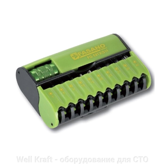 Набір біт Torx з власником 11шт Fasano FG 85TX / S11 від компанії Well Kraft - обладнання для СТО - фото 1