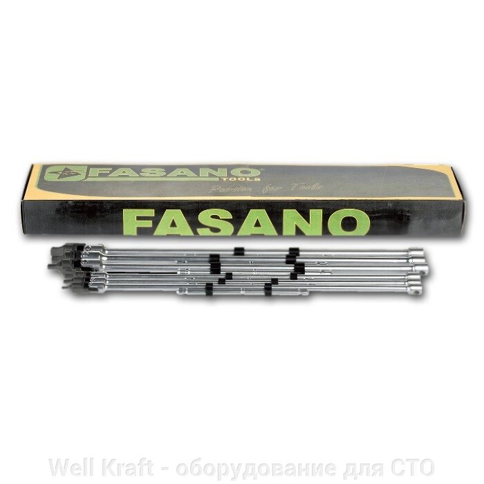 Набір карданних ключів Torx з Т-подібною рукояткою Fasano FG 619H / S (S5) від компанії Well Kraft - обладнання для СТО - фото 1