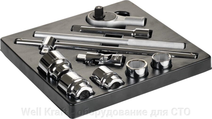 Набір шестигранних головок 3/4 "34-50мм з аксесуарами Fasano FG 102/25 від компанії Well Kraft - обладнання для СТО - фото 1