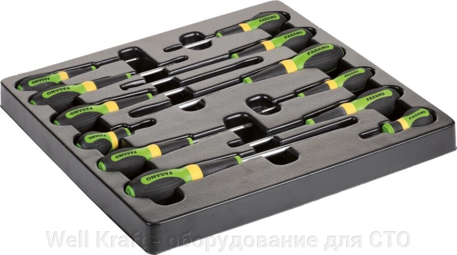 Набір викруток 12 шт Fasano FG 102 / 45U від компанії Well Kraft - обладнання для СТО - фото 1