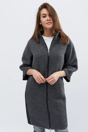 Демісезонне пальто жіноче шикарне prunel- 455 Жаклін
