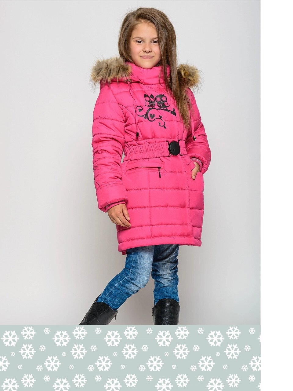 Дитяче модне пальто X-Woyz DT-8217 від компанії Juliashop. com. ua - фото 1