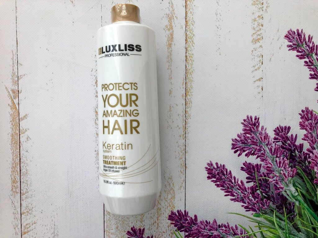Кератин косметичний для волосся люксліс Luxliss Keratin Smoothing Treatment 500 мл у літровий завод від компанії Juliashop. com. ua - фото 1