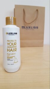 Очисний шампунь на основі кератину Luxliss Keratin Deep Cleansing Shampoo 100ml