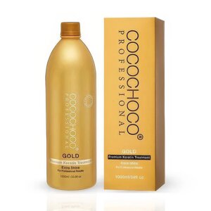 Кератин для випрямлення волосся Cocochoco Gold 500 мл у літровій заводській пляшці