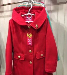 Кашемірове пальто демісезонне для дівчинки Колібрі