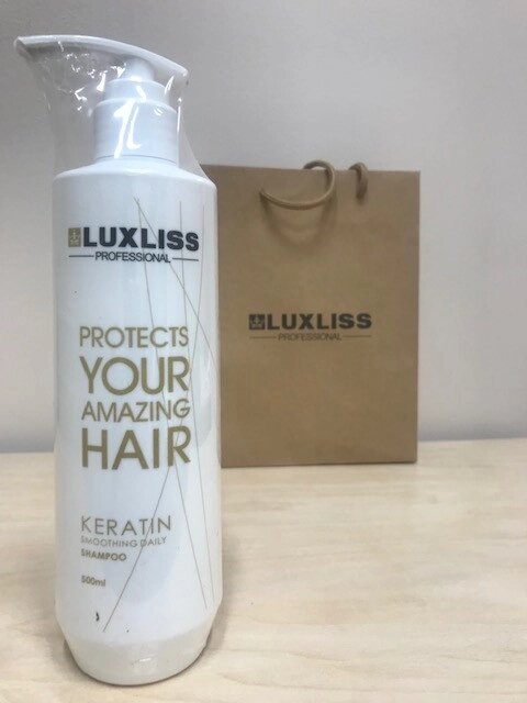 Шампунь для волосся кератин Luxliss keratin daily care shampoo,500 мл від компанії Juliashop. com. ua - фото 1