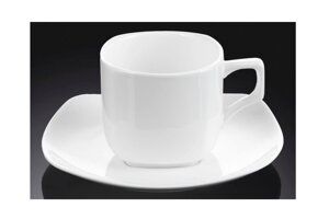 Чашка кавова з блюдцем порцеляна Wilmax (Вілмакс) 90 мл (WL-993041)