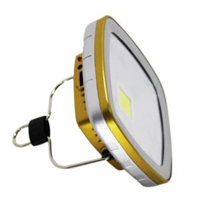 Ліхтар-лампа світлодіодний похідний багатофункціональний із сонячною панеллю й USB (AS-0506)