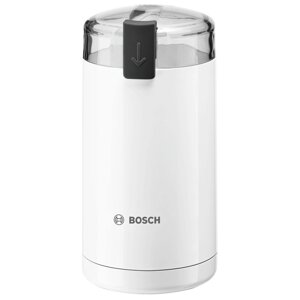 Кавомолка електрична Bosch TSM6A011W для зернової кави з потужним мотором