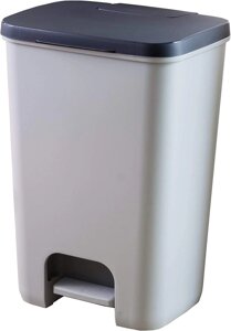 Контейнер для сміття з педаллю Curver (Курвер) Essentials 20 л (00759) Сірий