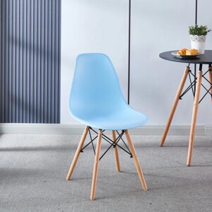 Крісло (стілець) для кухні обіднє Bonro (Бонро) В-173 FULL KD блакитне (42400431)