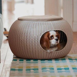 Лежак для тварин Curver (Курвер) Cozy Pet Home (17202130) Коричневий