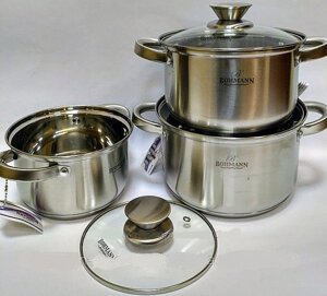 Набір кухонного посуду Bohmann (Бохман) 6 предметів (BH-06-275)