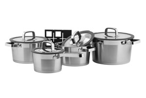 Набір кухонного посуду Vinzer (Вінзер) Moderno 9 предметів (50031)