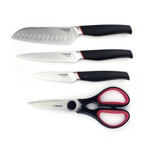 Набір кухонних ножів Vinzer (Вінзер) Asahi 4 предмети (50128)
