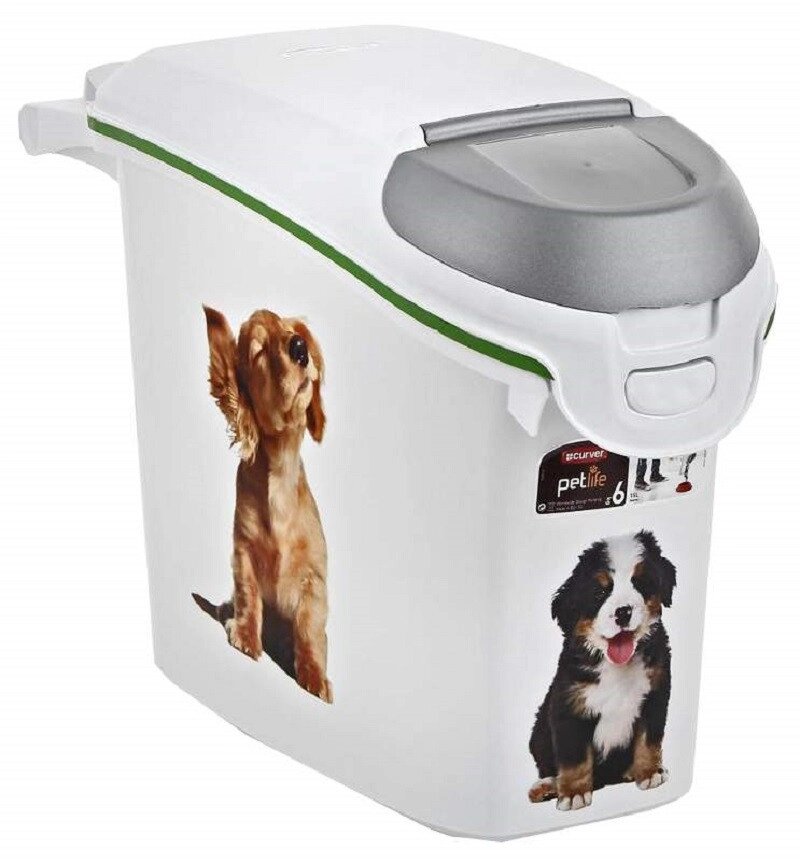 Контейнер для зберігання сухого корму Curver (Курвер) 6 кг, 15 л (03883-l29) Собаки - вибрати
