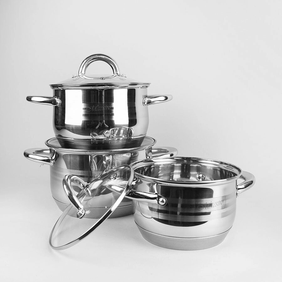 Набір кухонного посуду Maestro (Маєстро) 6 предметів (MR-3513-6L) - інтернет магазин