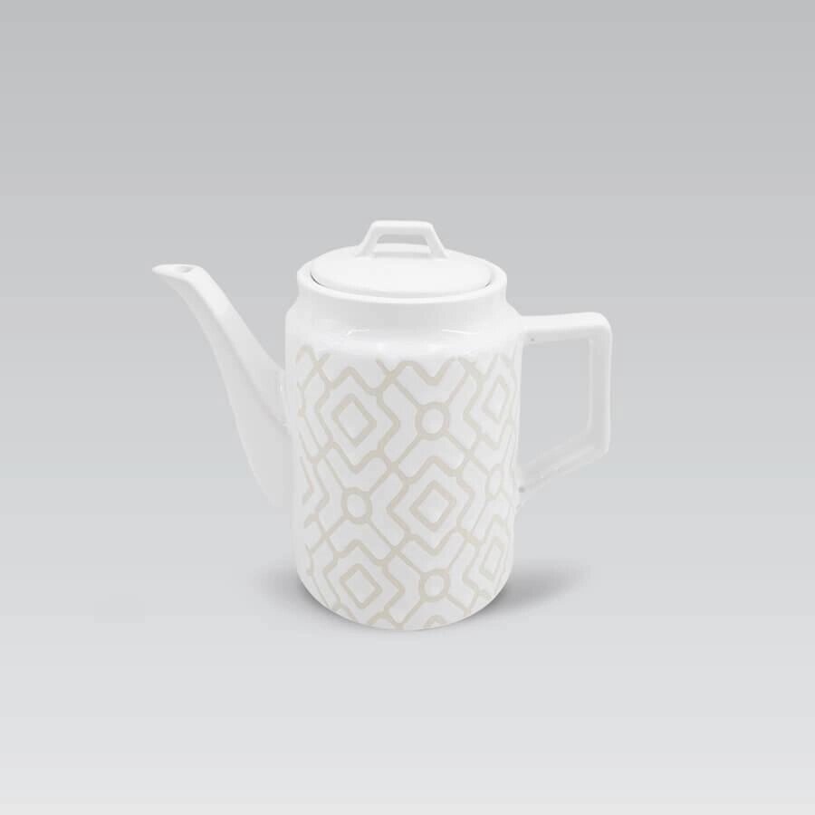 Чайник заварювальний (заварник) керамічний для чаю Maestro (Маестро) Pattern 800 мл (MR-20033-08) - наявність