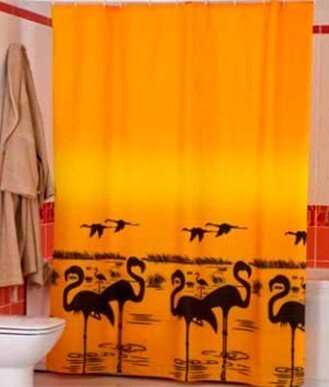 Шторка для ванної та душу тканинна Miranda (Міранда) Flamingo 180x200 см - переваги