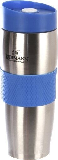 Термокухоль з неіржавкої сталі Bohmann (Бохман) 380 мл (BH-4456) Синій - відгуки