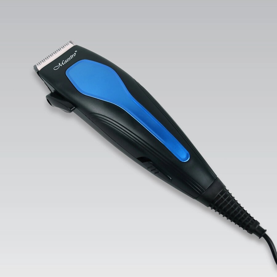 Машинка для стрижки волос Maestro (Маестро) (MR-651C-BLUE) - знижка