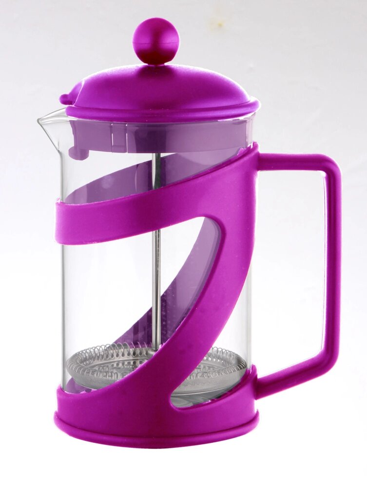 Френч-прес (Заварник) для чаю та кави Con Brio (Кон Бріо) 600 мл (CB-5460) Фіолетовий - Інтернет-магазин «Сковорода»