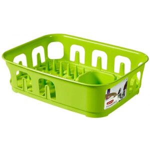 Сушарка для посуду настільна пластикова Curver (Курвер) Essentials (00743) Зелений