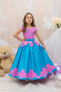 Дитяче ошатне плаття на випускний для дівчинки 6 років