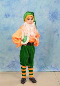 Карнавальний костюм гнома для хлопчика