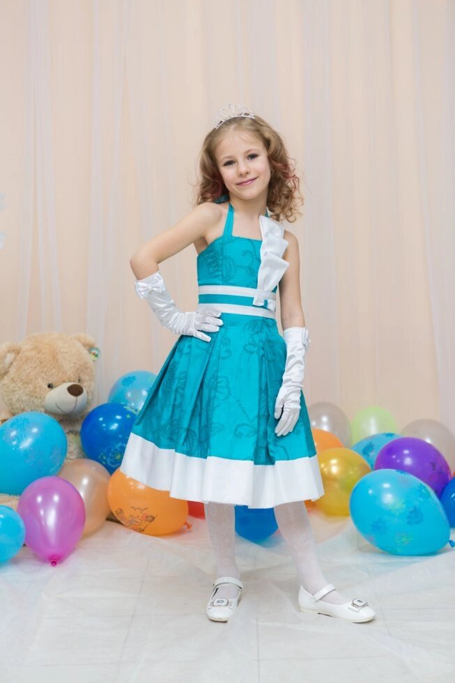 Дитяче ошатне плаття для дівчинки 5-6 років. АКЦІЯ - знижка