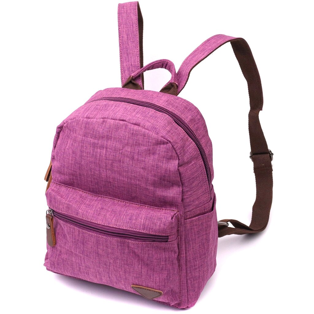 Барвистий жіночий рюкзак із текстилю Vintage 22243 Фіолетовий від компанії Універсальний Інтернет-магазин POPULAR - фото 1