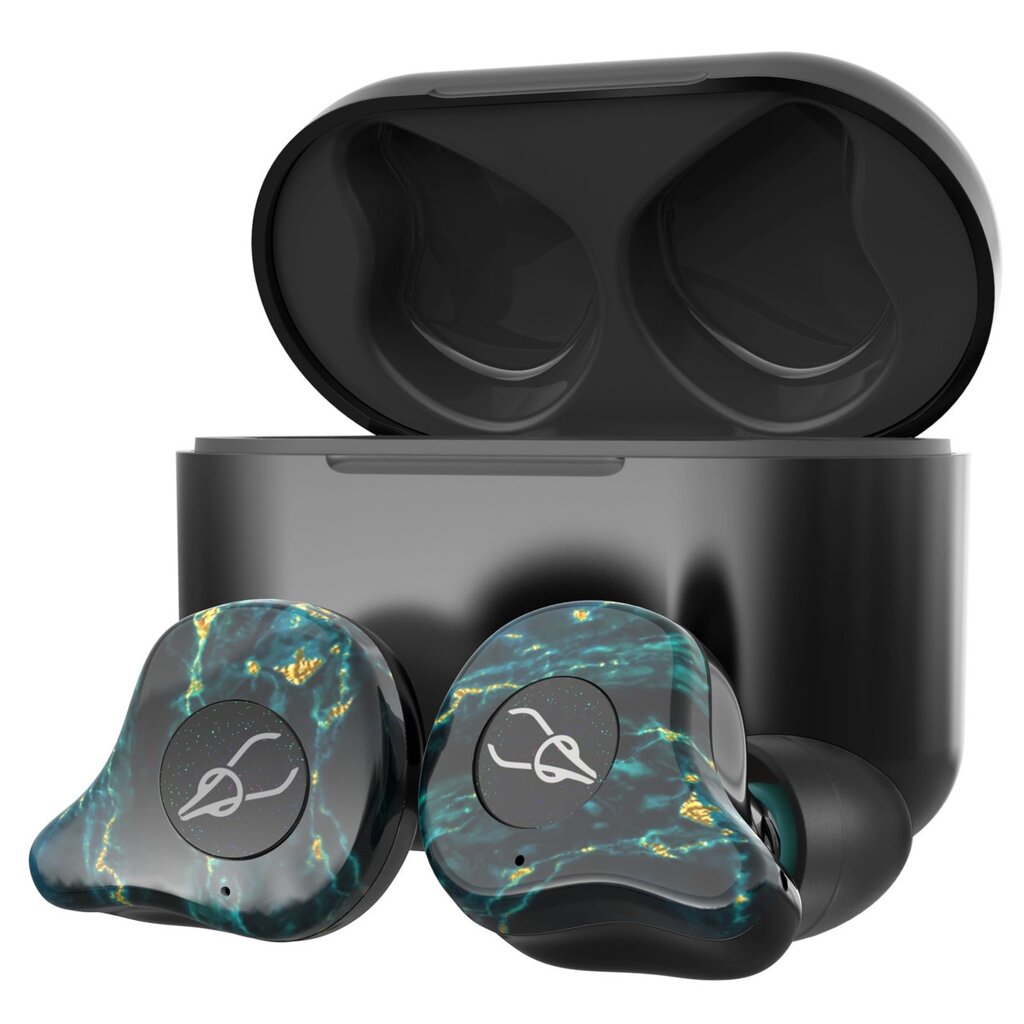 Бездротові Bluetooth навушники Sabbat E12 Ultra Dream Stone c підтримкою aptX (Чорно-зелений) від компанії Універсальний Інтернет-магазин POPULAR - фото 1